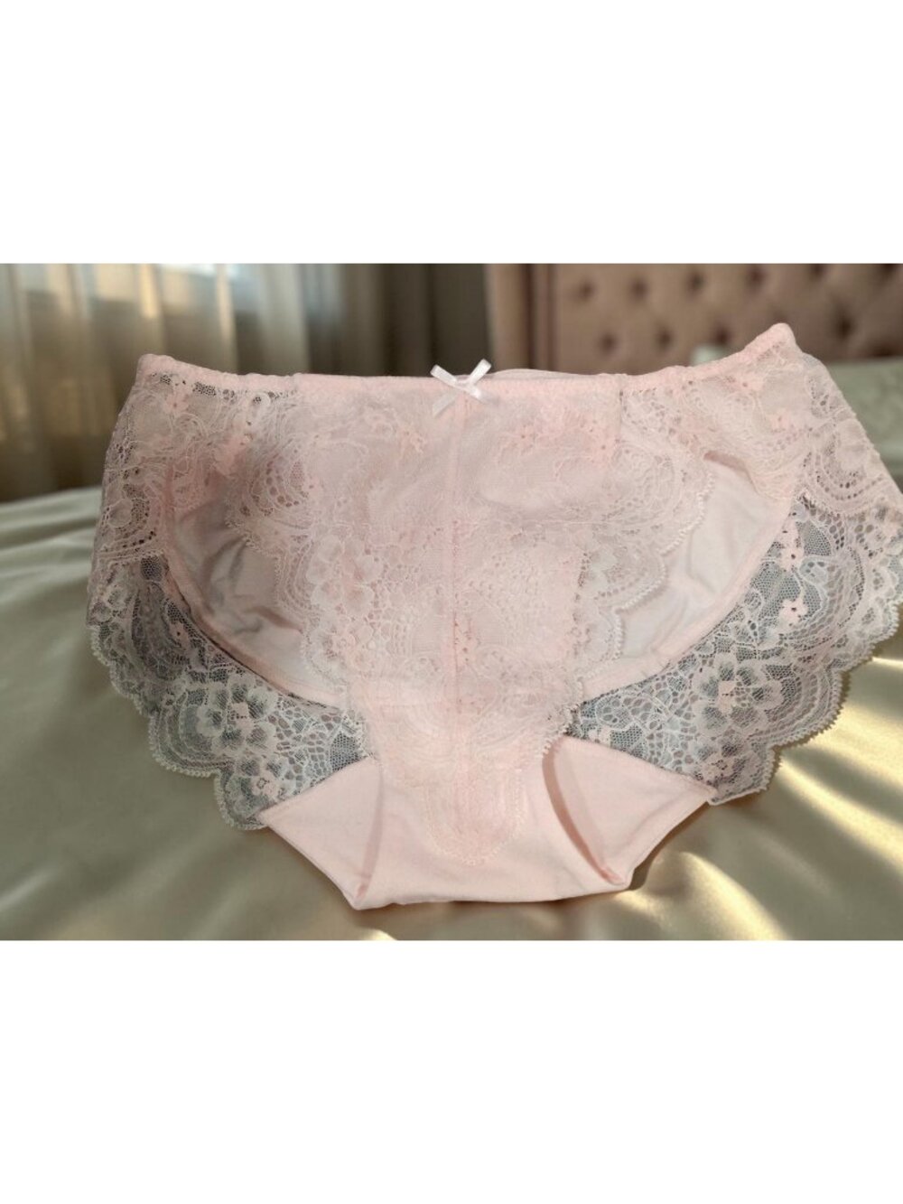 Bradelis New York Lace Pink Panty Floral Lace Pink Size S NEW WITHOUT TAGS!